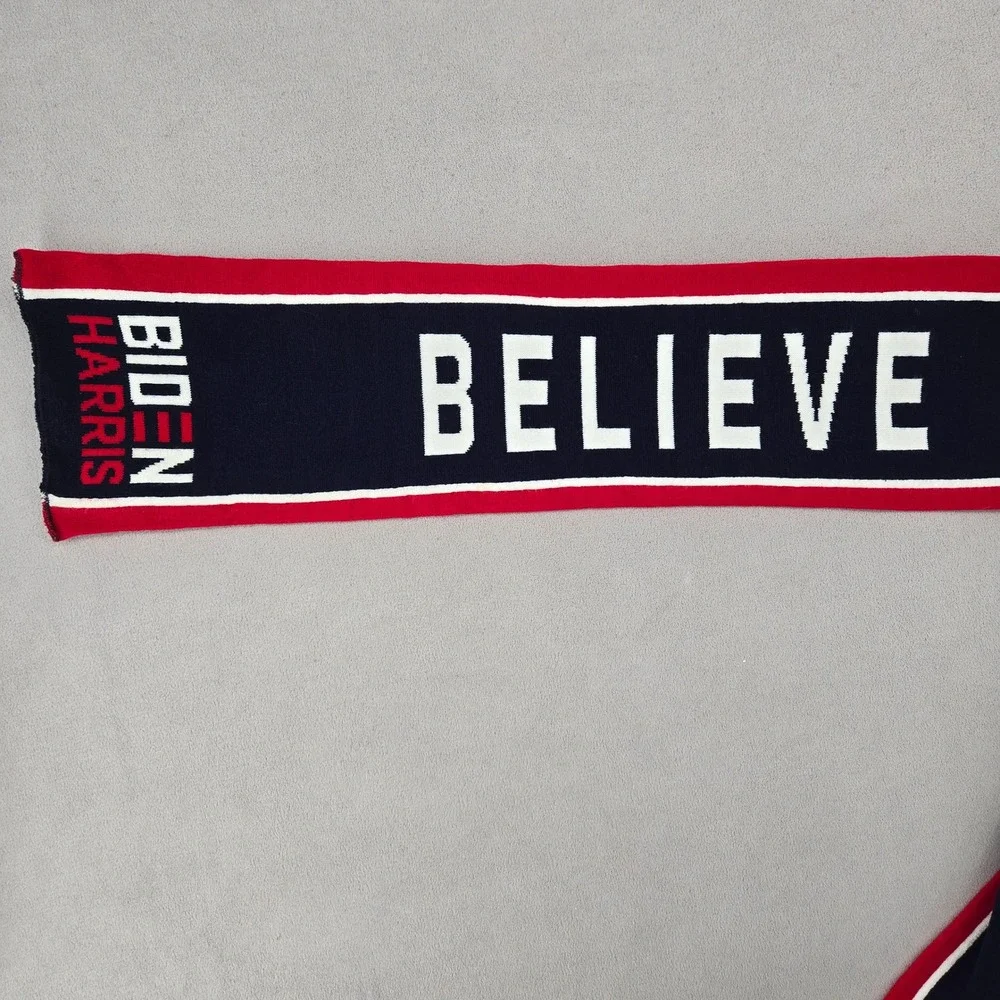 Biden Harris 2020 Scarf Believe Political Americana Historical Presidential